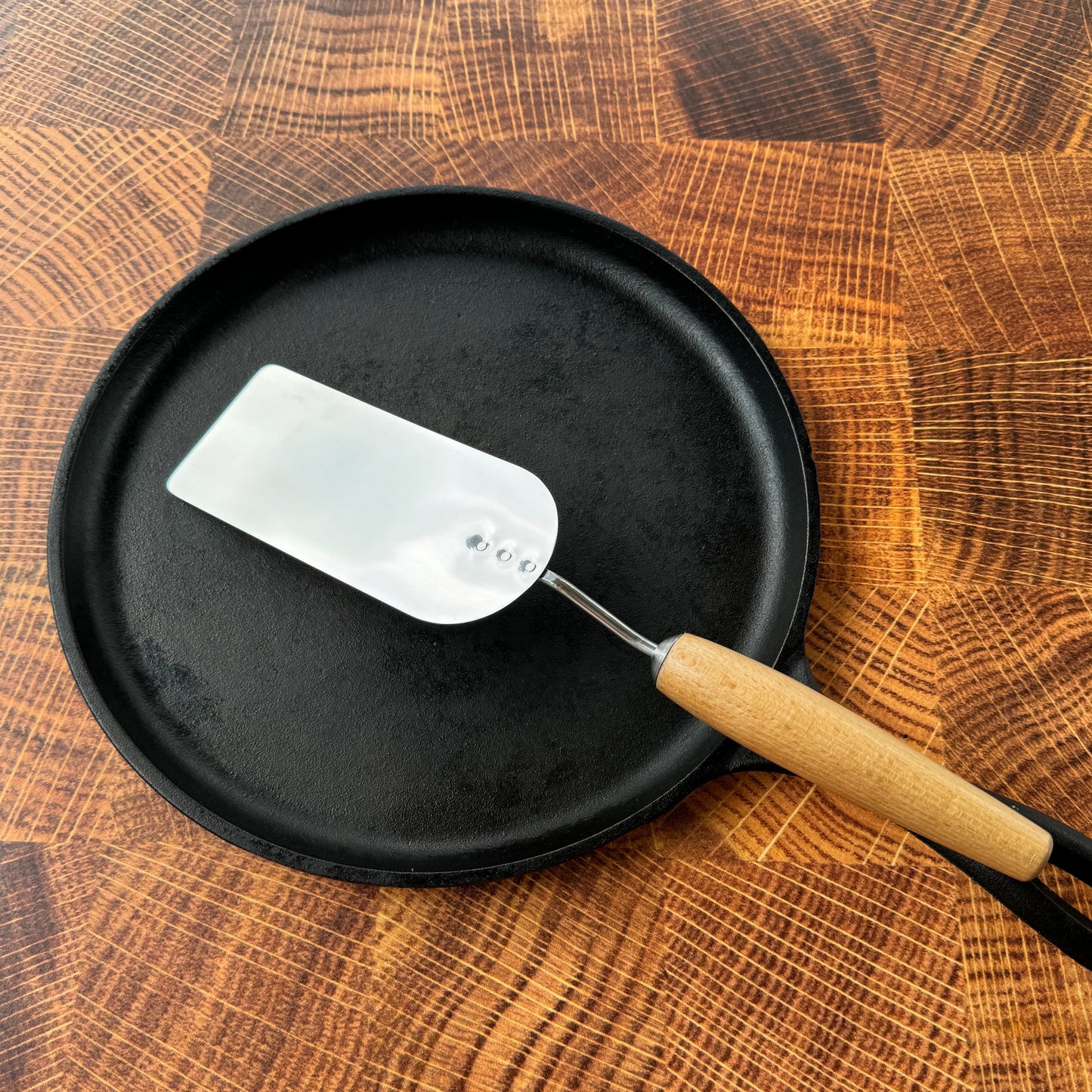 Stainless Steel Spatula with Wood Handle