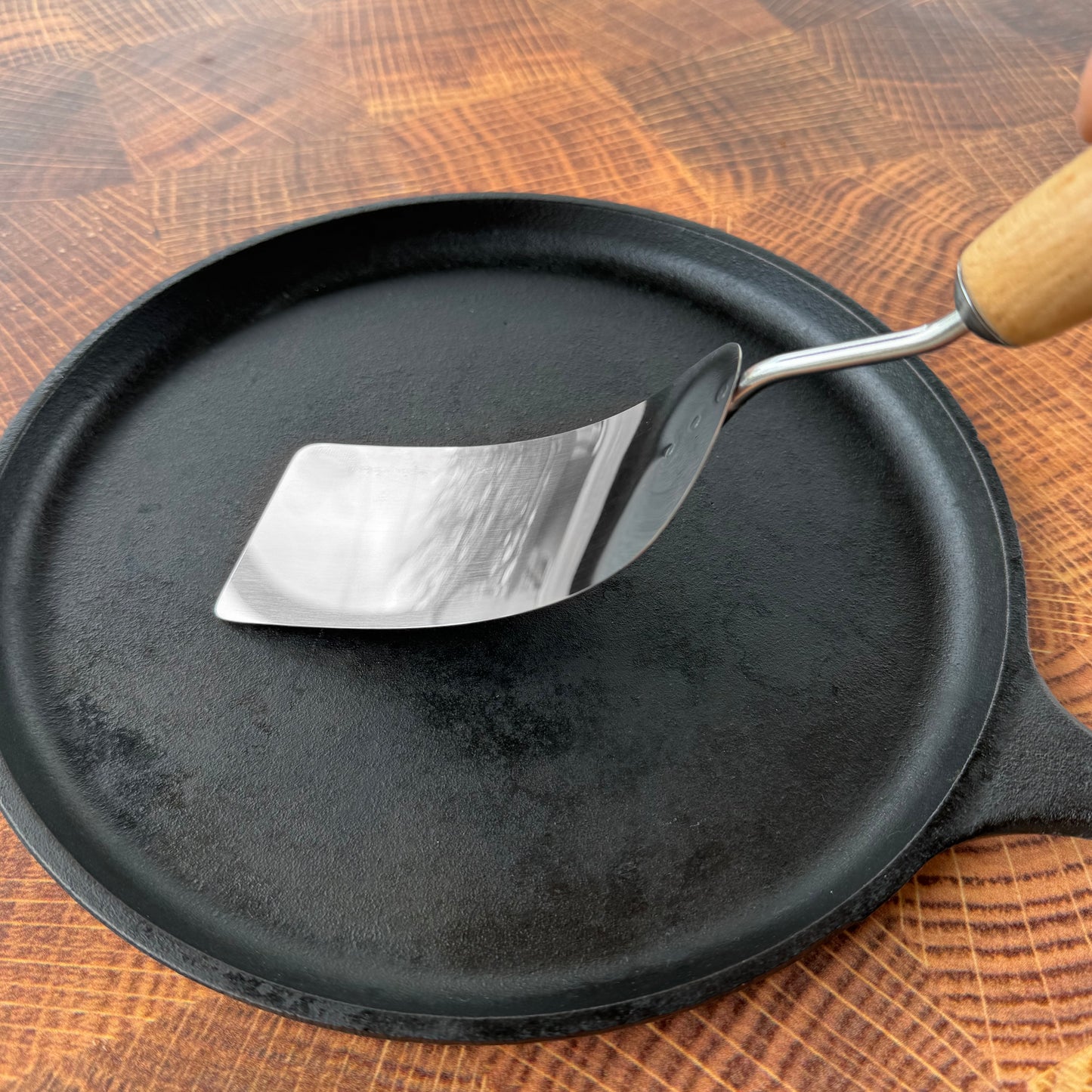 Stainless Steel Spatula with Wood Handle
