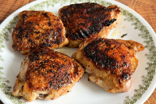 Chicken Under a Skillet