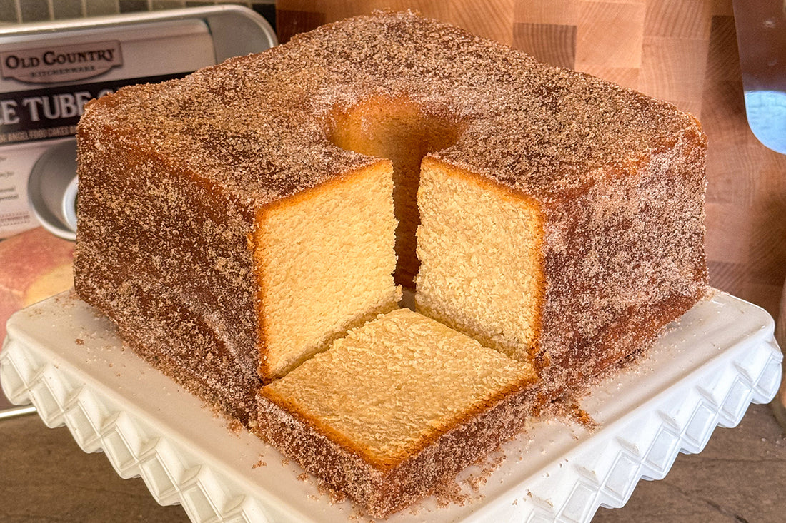 Mile High Apple Cider Donut Pound Cake