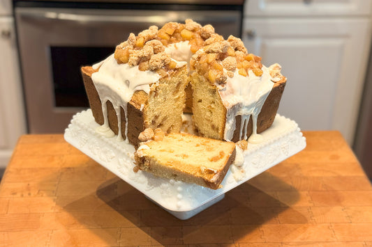 Mile High Apple Pie Pound Cake