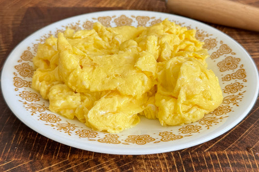 My Husband's Fluffy Scrambled Eggs