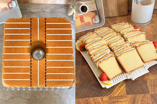 How to Slice Square Cakes
