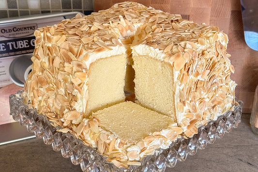 Mile High Almond Cream Pound Cake