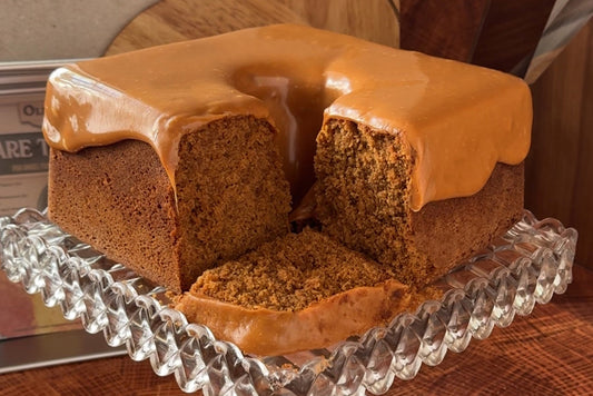 Mile High Apple Butter Caramel Pound Cake