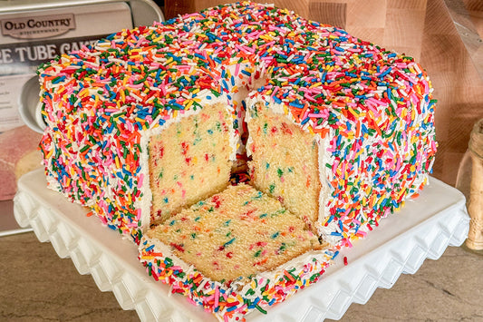 Mile High Birthday Cake Pound Cake