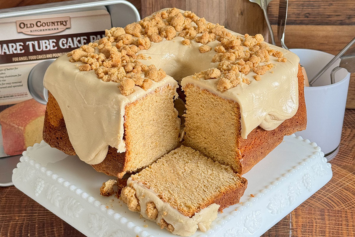 Mile High Condensed Milk Pound Cake Old Country Kitchenware