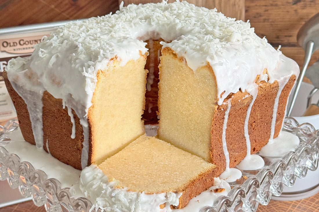 Mile High Coconut Pound Cake