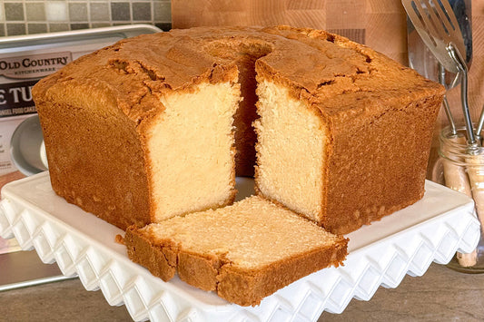 Mile High Condensed Milk Pound Cake