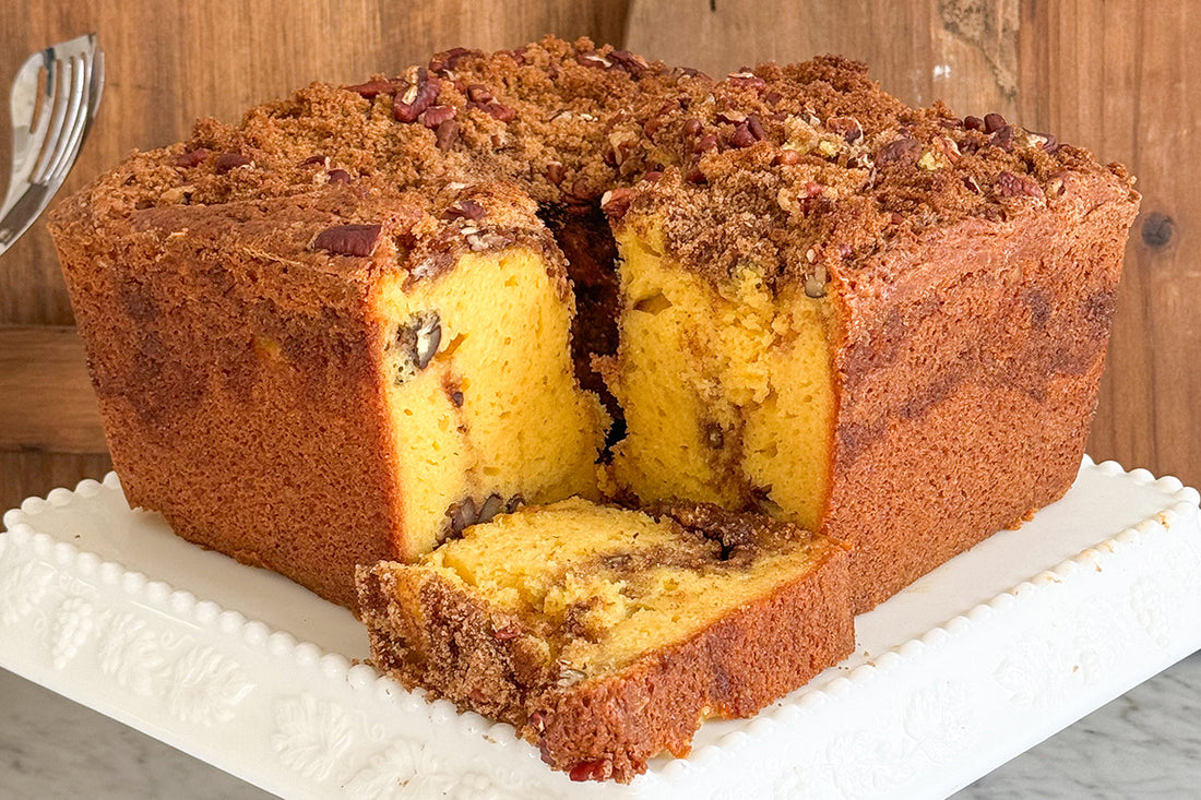 Mile High Pecan Coffee Cake