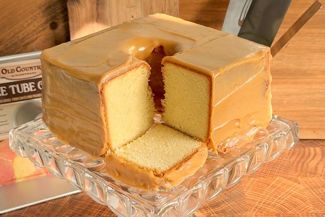 Mile High Southern Caramel Pound Cake