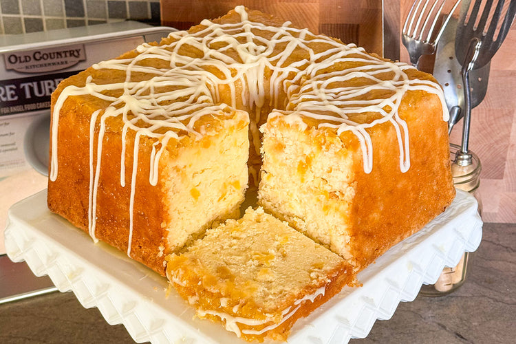 Mile High Pineapple Cream Cheese Pound Cake Old Country Kitchenware