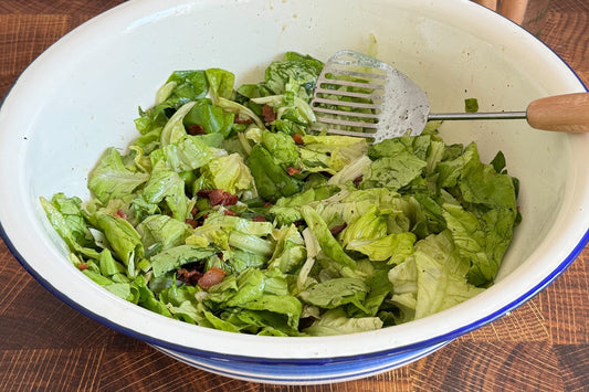 Wilted Lettuce with Hot Bacon Dressing