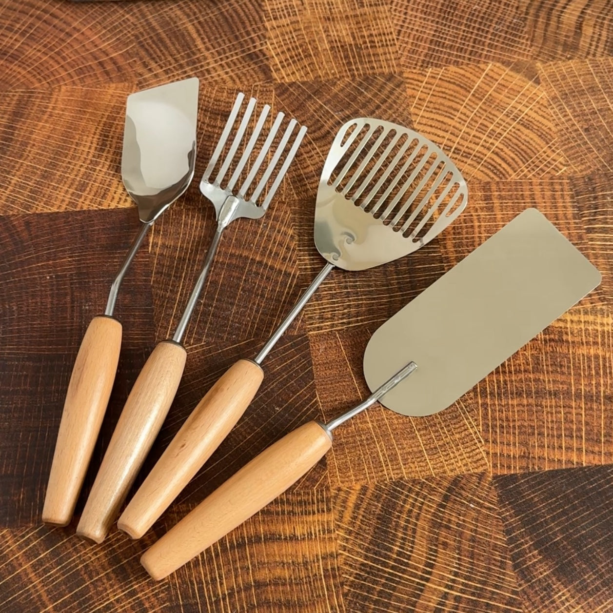 Stainless Steel Utensil Set (4-Piece)